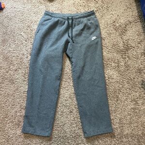 Grey Nike sweatpants